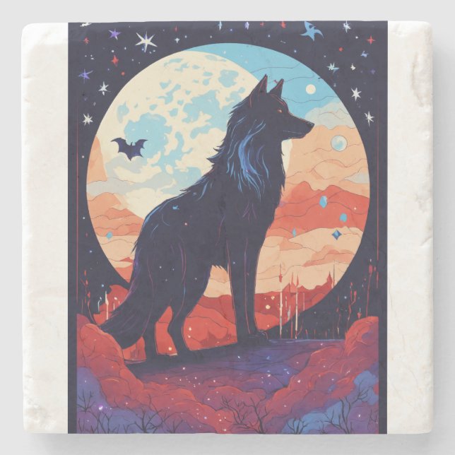 CozyDream Pillow Stone Coaster (Front)