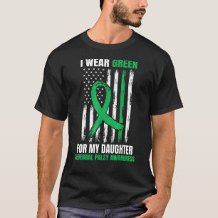 Cp Mum Dad Cerebral Palsy Awareness Daughter Ameri T-Shirt
