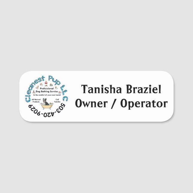 CP NAMETAG NAME TAG (Front)