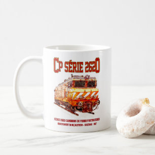 CP Serie 2620 Electric Locomotive. Nez-Casse Loco Coffee Mug