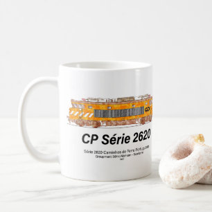 CP Serie 2620 Electric Locomotive. Nez-Casse Loco Coffee Mug