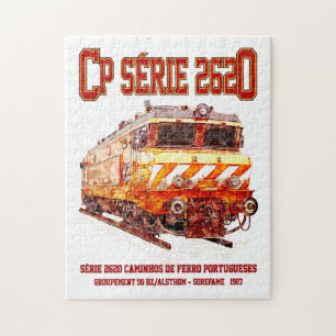 CP Serie 2620 Electric Locomotive. Nez-Casse Loco Jigsaw Puzzle