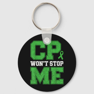 CP Wont Stop Warrior Cerebral Palsy Awareness Key Ring