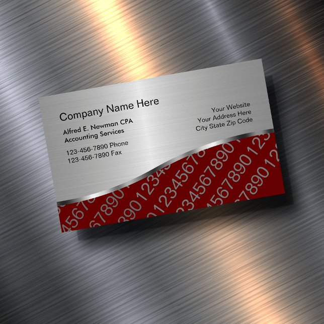 CPA Accountant Business Card Magnets (Creator Uploaded)