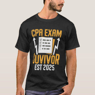 CPA Accounting Bookkeeper CPA Exam 2025 Auditor Ac T-Shirt