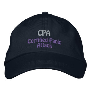 CPA - Certified Public Accountant Embroidered Hat