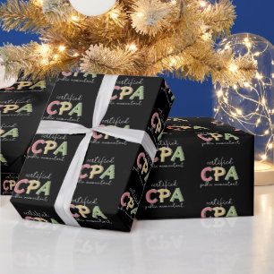 CPA Certified Public Accountant Gifts Wrapping Paper