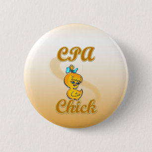 CPA Chick 6 Cm Round Badge