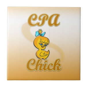CPA Chick Ceramic Tile