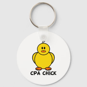 CPA Chick Key Ring