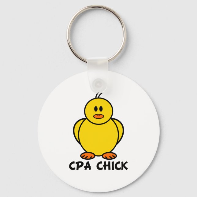 CPA Chick Key Ring (Front)