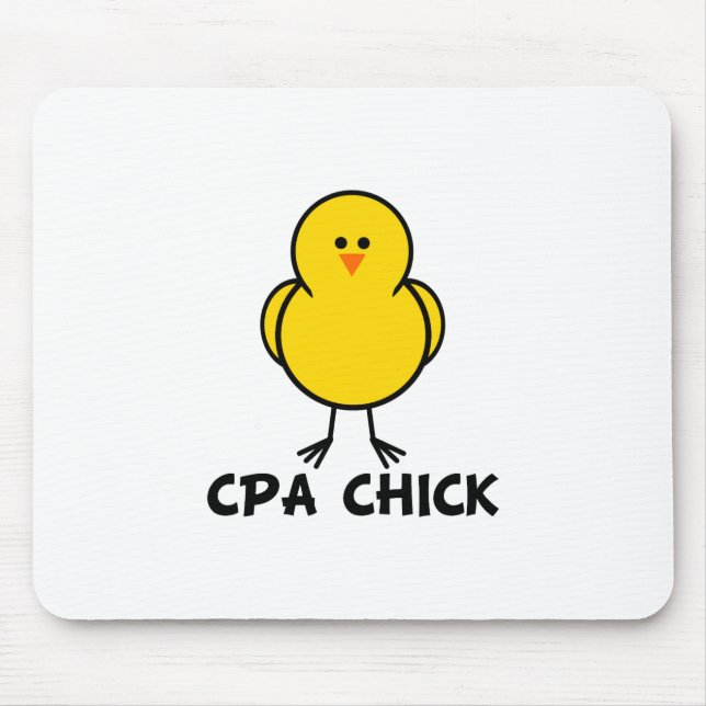 CPA Chick Mouse Pad (Front)