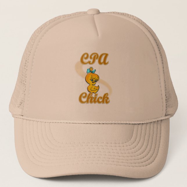 CPA Chick Trucker Hat (Front)