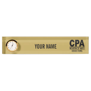 CPA custom colour name plate