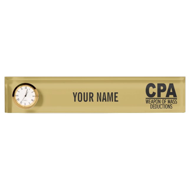 CPA custom colour name plate (Front)