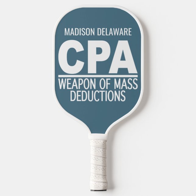 CPA custom name & colour Pickleball Paddle (Front)