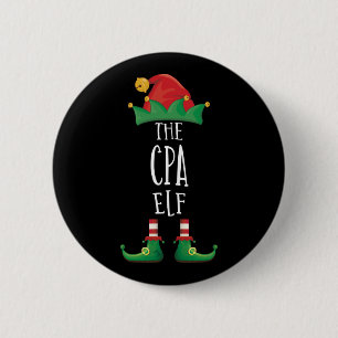 Cpa Elf Shirt Funny Family Matching Group Christma 6 Cm Round Badge