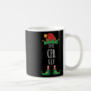 Cpa Elf Shirt Funny Family Matching Group Christma Coffee Mug