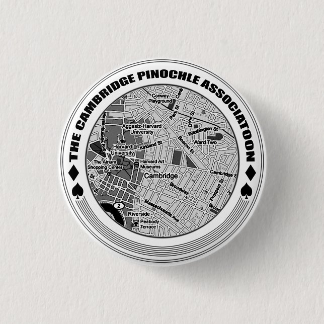 CPA Map 3 Cm Round Badge (Front)