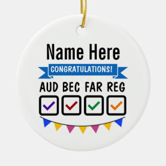 CPA Ornament Personalised Gift for CPA Exams