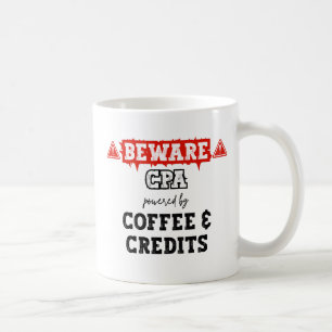 CPA Powered By Coffee & Credits Funny Accountant Mug