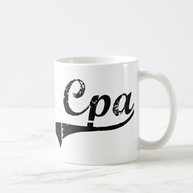 Cpa Professional Job Coffee Mug (Right)