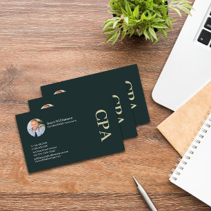 CPA Tax Accountant Professional Business Card