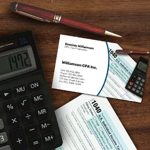 CPA Tax Accountant Professional Business Card