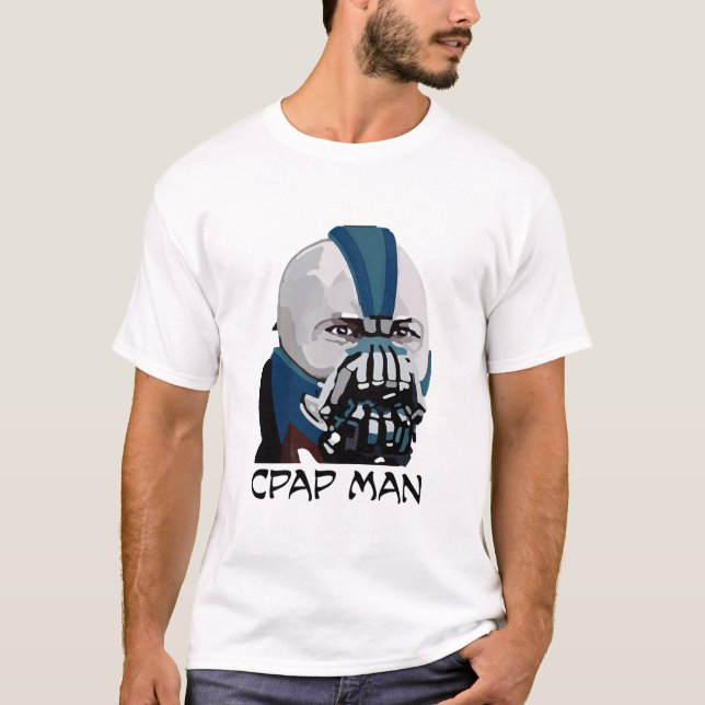 CPAP Man T-Shirt (Front)