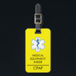 CPAP or Medical Alert Carry On Luggage Tag<br><div class="desc">I made this to put on my CPAP to make it easier to get it through TSA screenings. Maybe it will help someone else. Your mileage may vary. Some airlines still require that you call them ahead of time to get your medical equipment on board without a hassle, but having...</div>