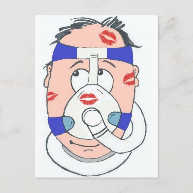CPAP Users Make Better Lovers Postcard (Front)