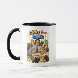 CPAs love Cats Mug