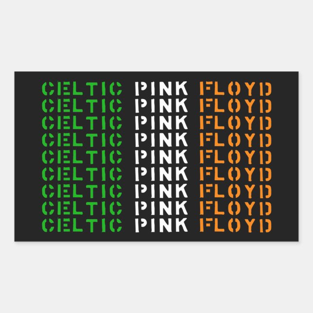 CPF Stencil Flag logo Rectangular Sticker (Front)