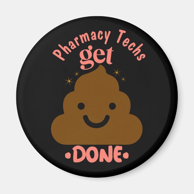 CPhT Pharmacy Technician Emoji  Magnet (Front)