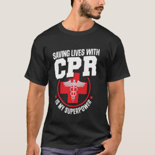 CPR Breathing Barrier Pocket Mask CPR Manikin CPR  T-Shirt