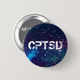 CPTSD Customisable Galaxy Identity 6 Cm Round Badge