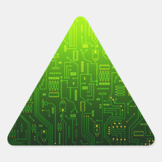 cpu triangle triangle sticker