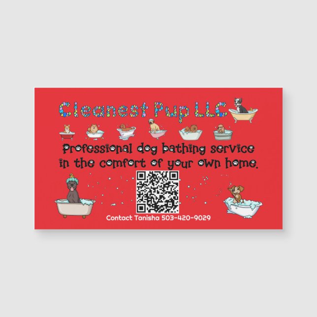 CPup LLC Magnet Card (Front)