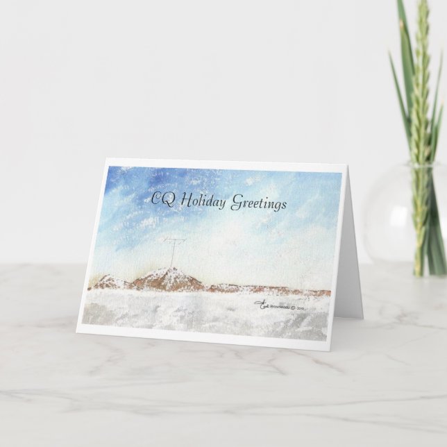 CQ Holiday Christmas Card with Verse (Front)