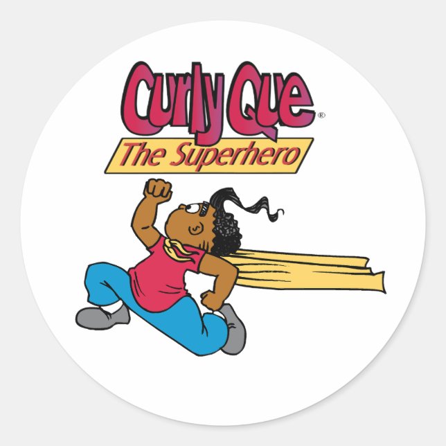 CQ to the rescue Classic Round Sticker (Front)
