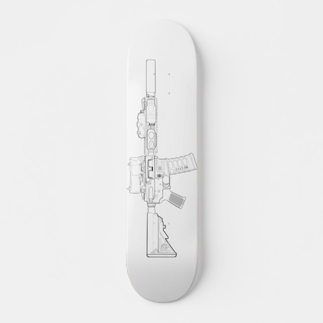 CQBR MK18 Mod 0 Skateboard (Front)