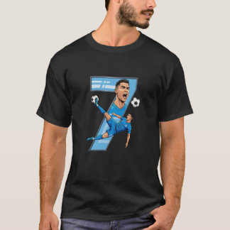 CR7 Bicycle Kick Vector Art T-Shirt
