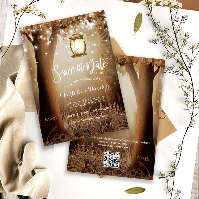 CR Code Rustic Country Wedding Save the Date (Creator Uploaded)