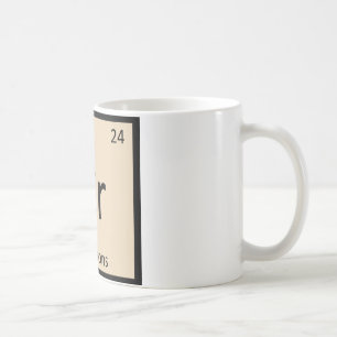 Cr - Croutons Chemistry Periodic Table Symbol Coffee Mug