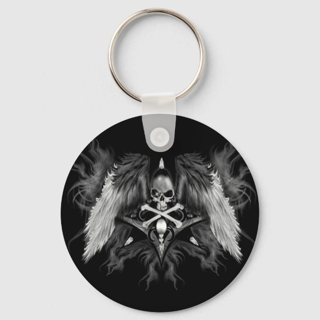 Cr�ne chauve-souris - key ring (Front)