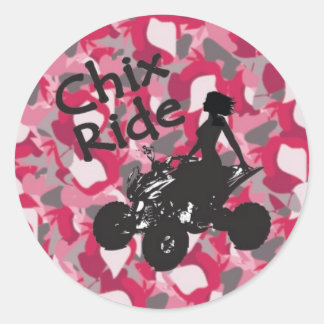 CR Pink Camo Stickers