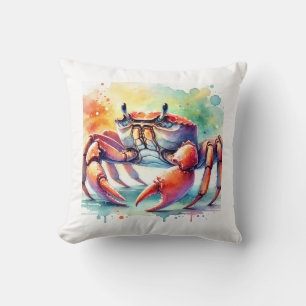 Crab 200924AREF146 - Watercolor Cushion