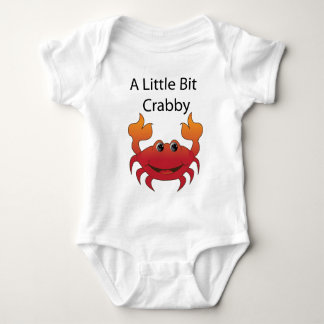 Crab "A Little Bit Crabby" Baby Bodysuit