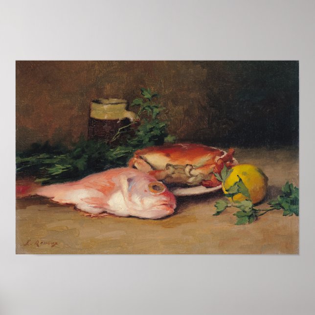 Crab and Red Mullet Poster (Front)