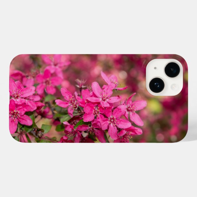 Crab Apple Blooms iPhone Case (Back (Horizontal))